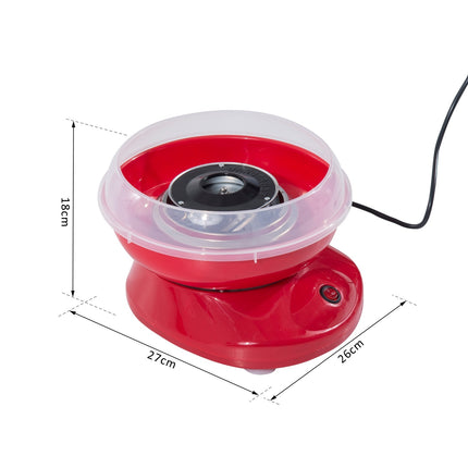 Cotton Candy Maker - Red, Easy Cleaning, Portable Design