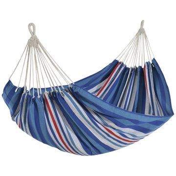 Cotton outdoor hammock, 310 x 150 cm, 180 kg Capacity