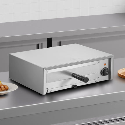 Countertop Electric Pizza Oven, 12-Inch, 1500W, Stainless
