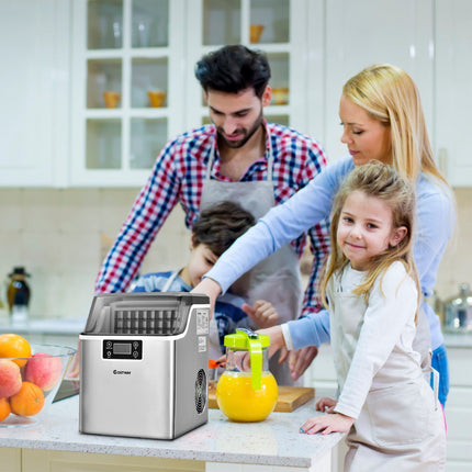 Countertop Ice Maker, 18 kg/day, 3.2 L, Self-Cleaning