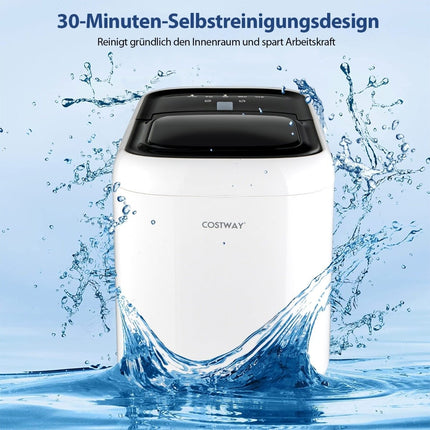Countertop Ice Maker, 2L Tank, 15kg/Day, Self-Cleaning