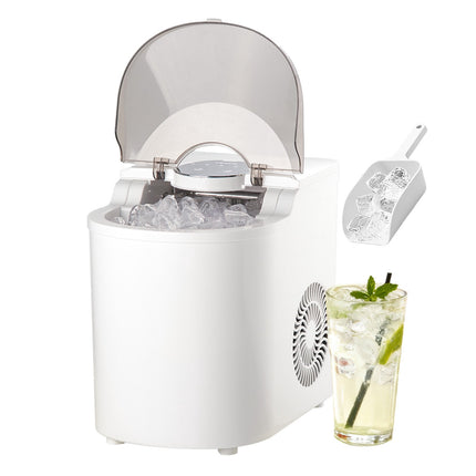 Countertop Ice Maker, 6-Min Ice, 26 Lb/Day, Self-Cleaning