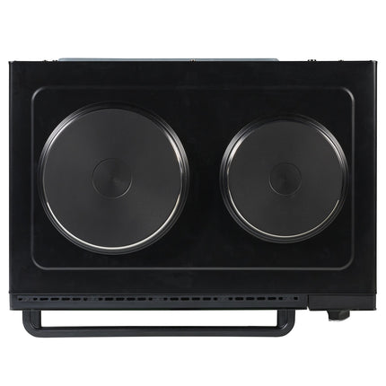Countertop Mini Oven 35L with Two Hot Plates 1000W and 700W, 3200W, Convection