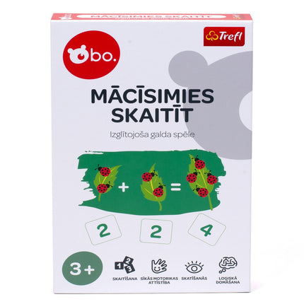 Counting Educational Board Game for Kids, Latvian Language