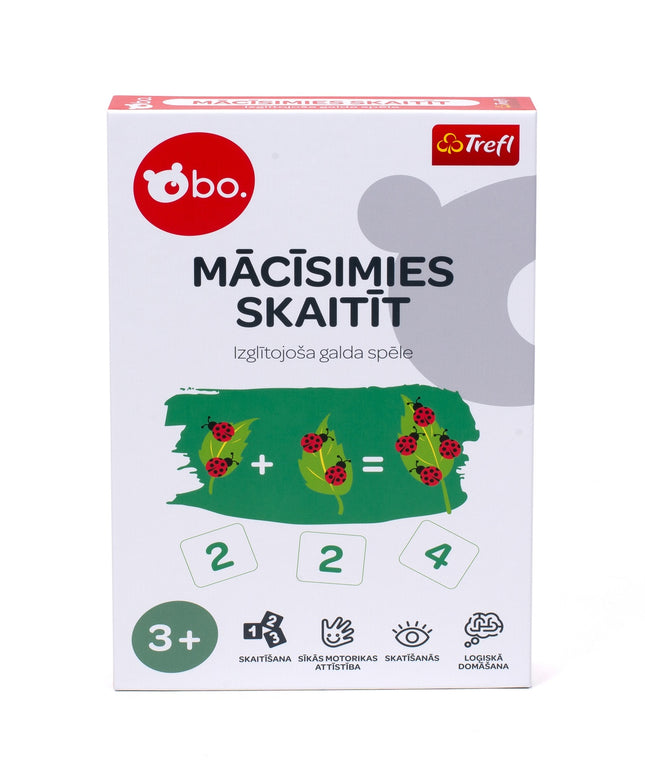 Counting Educational Board Game for Kids, Latvian Language