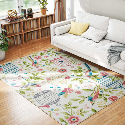 Country Rug, Polyester, Non-Slip, Easy Care, 200x140 cm