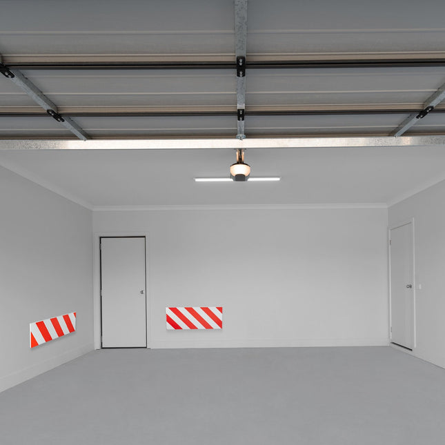 Afdekking voor garagewand zelfklevend set van 2