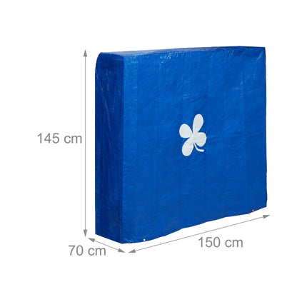 Cover for table tennis table blue