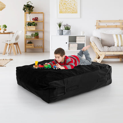 Crash Pad Sensory Mat, 47"x35.5", Foam Blocks, Washable Cover
