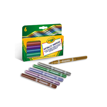 Crayola 6 Metallic Markers