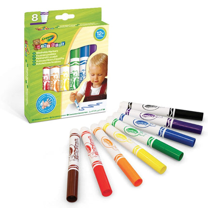 Crayola Minikids Coloring Markers, 8 Pcs