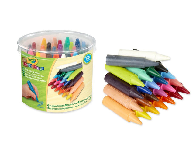 Crayola Minikids Jumbo Crayons, 24 Pcs