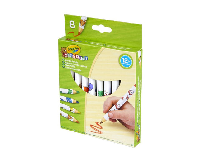 Crayola Minikids Jumbo Decorated Pencils, 8 Pcs