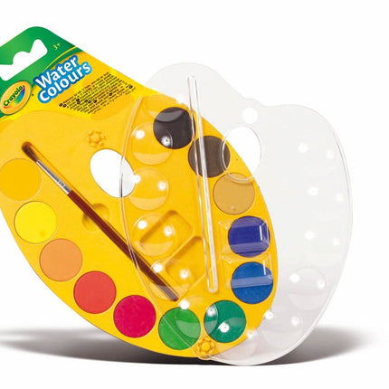 Crayola Watercolours Paint Palette, 12 Pcs