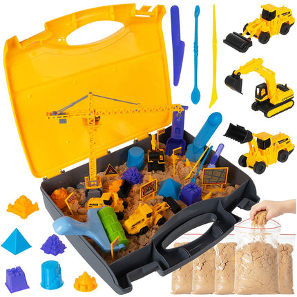 Creative Sand Construction Set with Mobile Sandbox