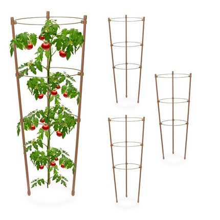 Creeper 45 cm Set of 4 brown