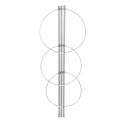 Creeper 45 cm Set of 4 grey
