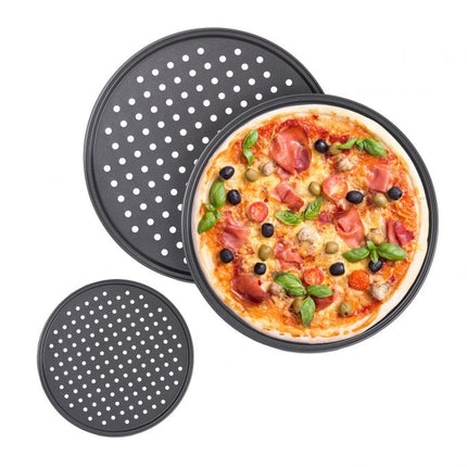 Crispy pizza tray - set of 3