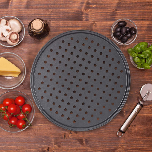 Crispy pizza tray - set of 3