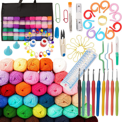 Crochet Kit, 113 Pieces, Complete Craft Set