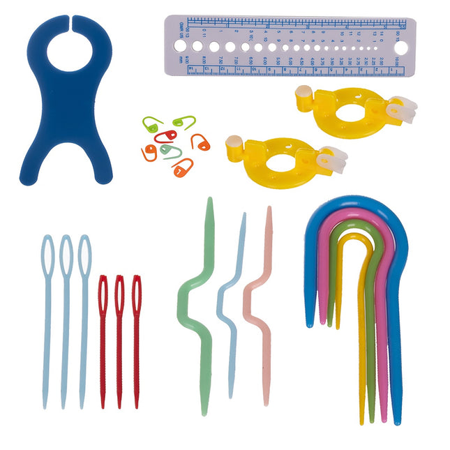 Crochet set 58 pcs. Maaleo 25692