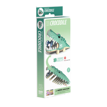 Crocodile 3D Cardboard Model Kit for Creative Building Fun