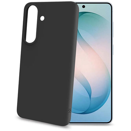 Cromo Soft Rubber Case for Samsung Galaxy S26 FE 5G, Black, Microfibre Lining