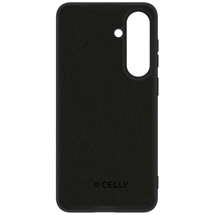 Cromo Soft Rubber Case for Samsung Galaxy S26 FE 5G, Black, Microfibre Lining