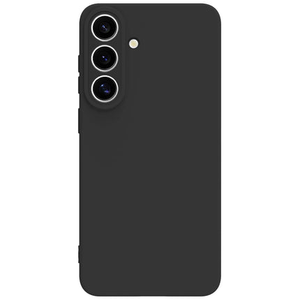 Cromo Soft Rubber Case for Samsung Galaxy S26 FE 5G, Black, Microfibre Lining