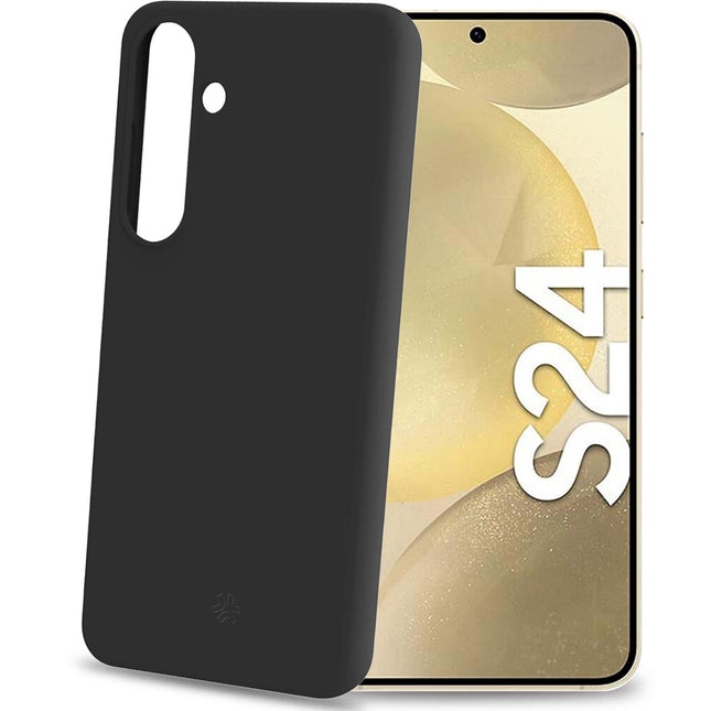 Cromo Soft rubber case Galaxy S24 5G Black