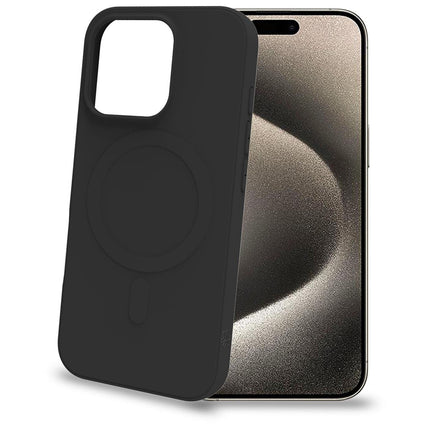 Cromomag Soft rubber case MagSafe compatible iPhone 16 Pro Black