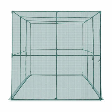 Crop Cage Mesh Plant Tent, Zipper Door, 2.9 x 1.94 x 1.94 m
