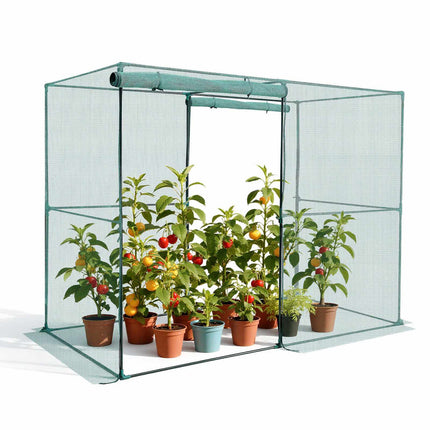Crop Cage Plant Protection Tent 2.39x1.2x1.8m, Zipper Door