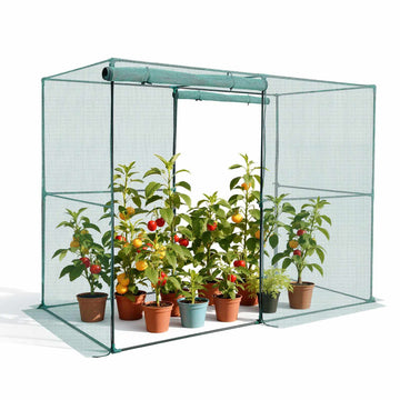 Crop Cage Plant Protection Tent 2.39x1.2x1.8m, Zipper Door