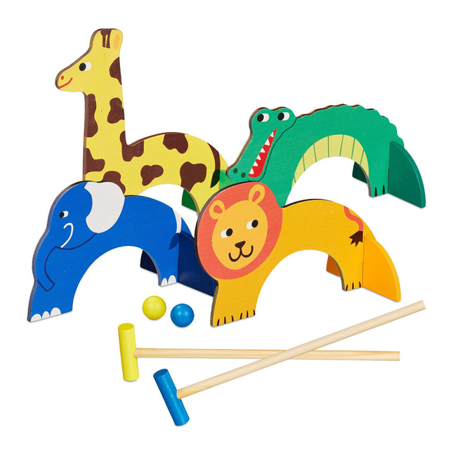 Croquet game for children in animal design