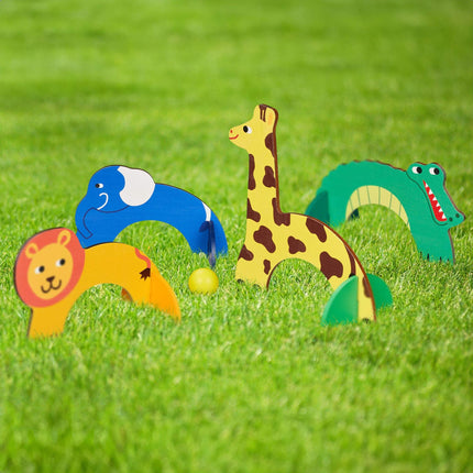 Croquet game for children in animal design