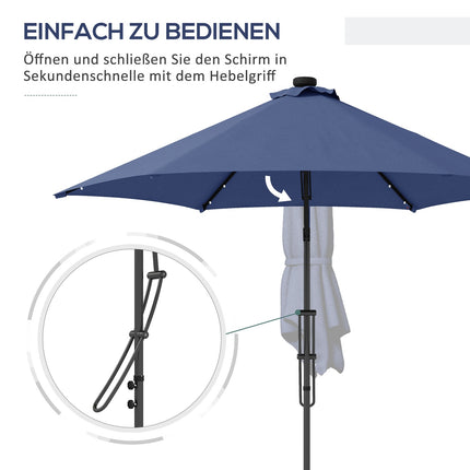Steel base and lid, dark blue - durable protection