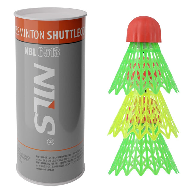 Crossminton Nylon Shuttlecocks, 3 Pack