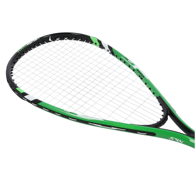Crossminton Set with 2 Rackets, Shuttlecocks, Green Cover