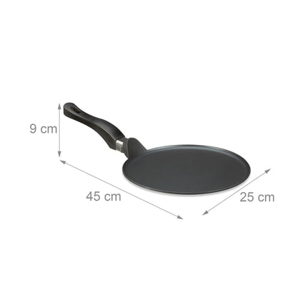 Crêpe pan with accessories