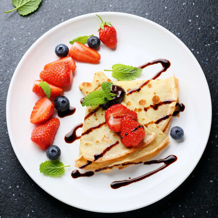 Crêpes form cast aluminum black 25 cm