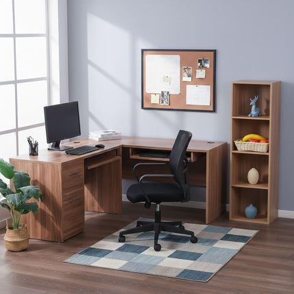 Cube Bookcase, Freestanding Shelf with Non-Slip Feet