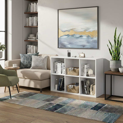 Cube Bookcase – Freestanding Shelf with Open Compartments