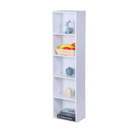 Cube Bookcase with Open Compartments, Freestanding