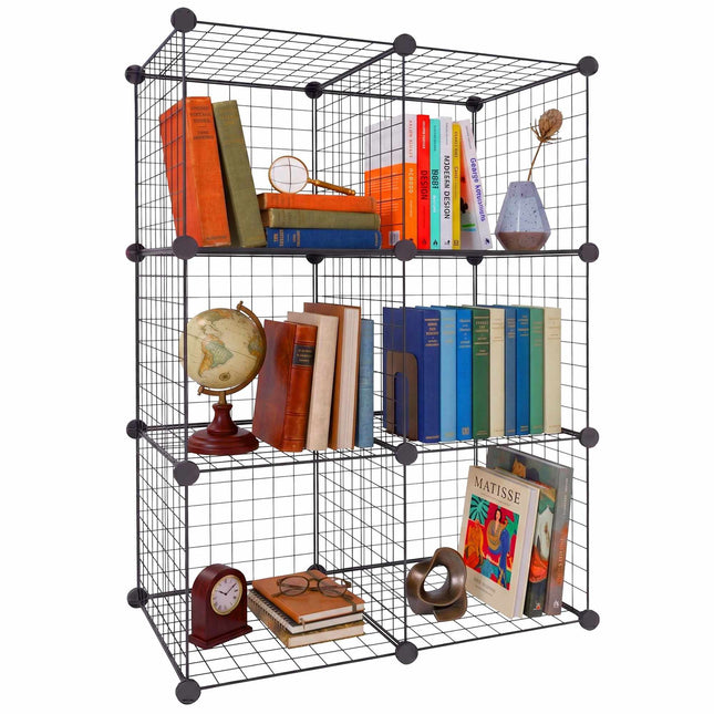 Cube Shelf Set – Modular Metal Wire Storage Cubes