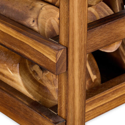 Cube game with wooden box