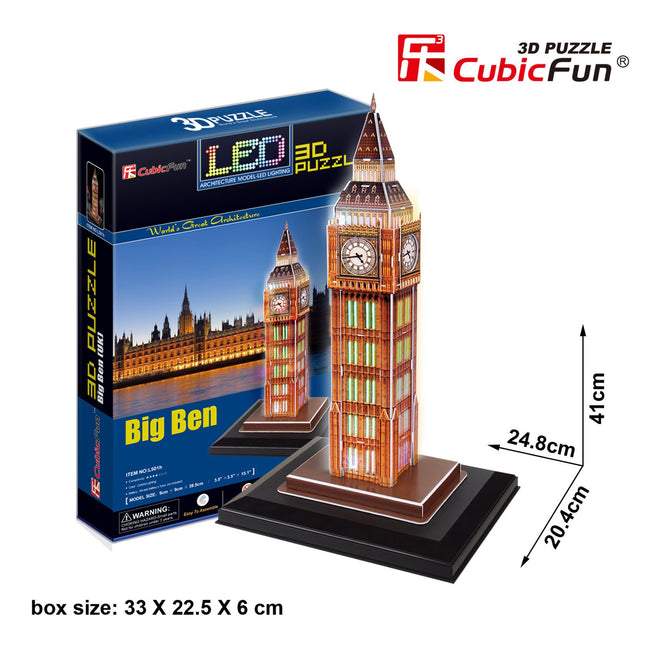 Cubicfun 3D Puzzle With Led Big Ben