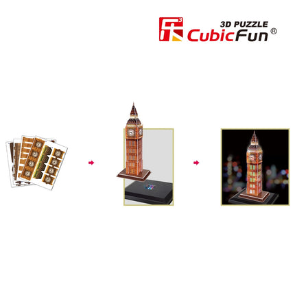 Cubicfun 3D Puzzle With Led Big Ben