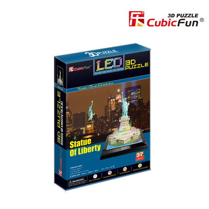 Cubicfun 3D Puzzle With Led Statue Of Liberty