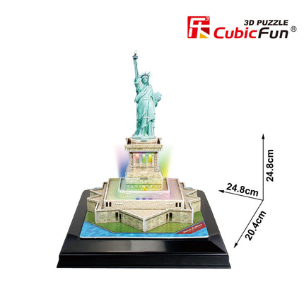 Cubicfun 3D Puzzle With Led Statue Of Liberty